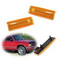 2X Amber Lens Side Corner Marker Lights for Chevy S10 GMC Jimmy S15