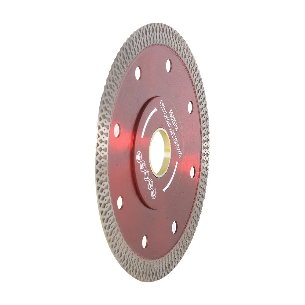 2Pcs 4.5 Inch Diamond Porcelain Saw Blade for Ceramic Cutting