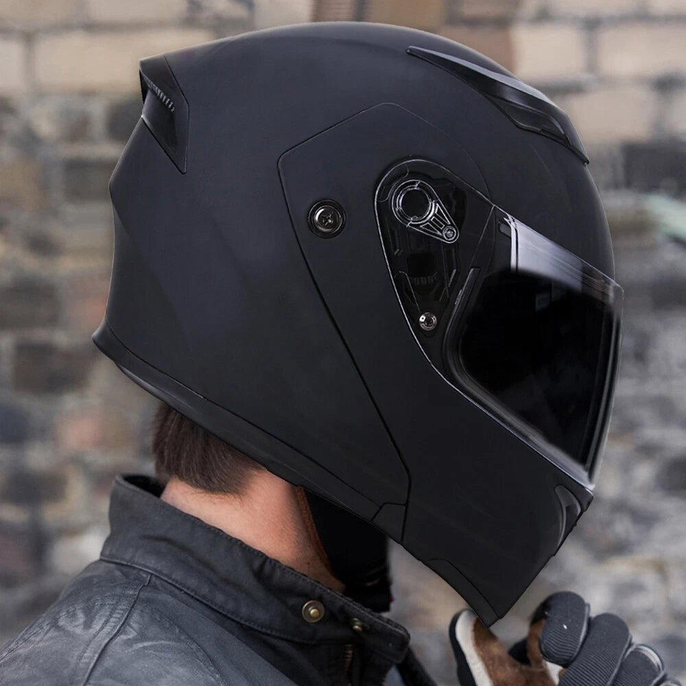 Flip Up Modular Full Face Motorcycle Helmet for ATV (M-2XL)