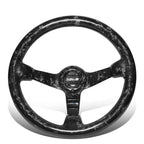 NRG ST-036FC Steering Wheel for Universal Fit (350mm, 3" Depth, 3-Spoke)
