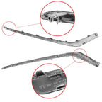 2X Front Bumper Lower Fog Trim Chrome Molding for Hyundai Sonata (2018–2019)