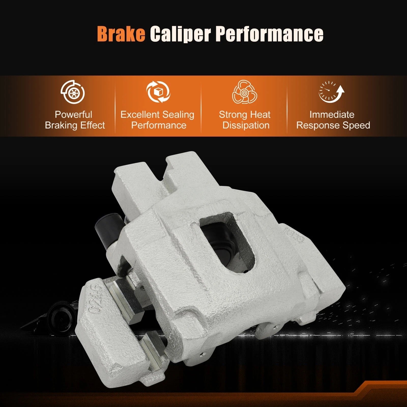 Pair Rear Brake Calipers for Jeep Grand Cherokee (1999–2004)