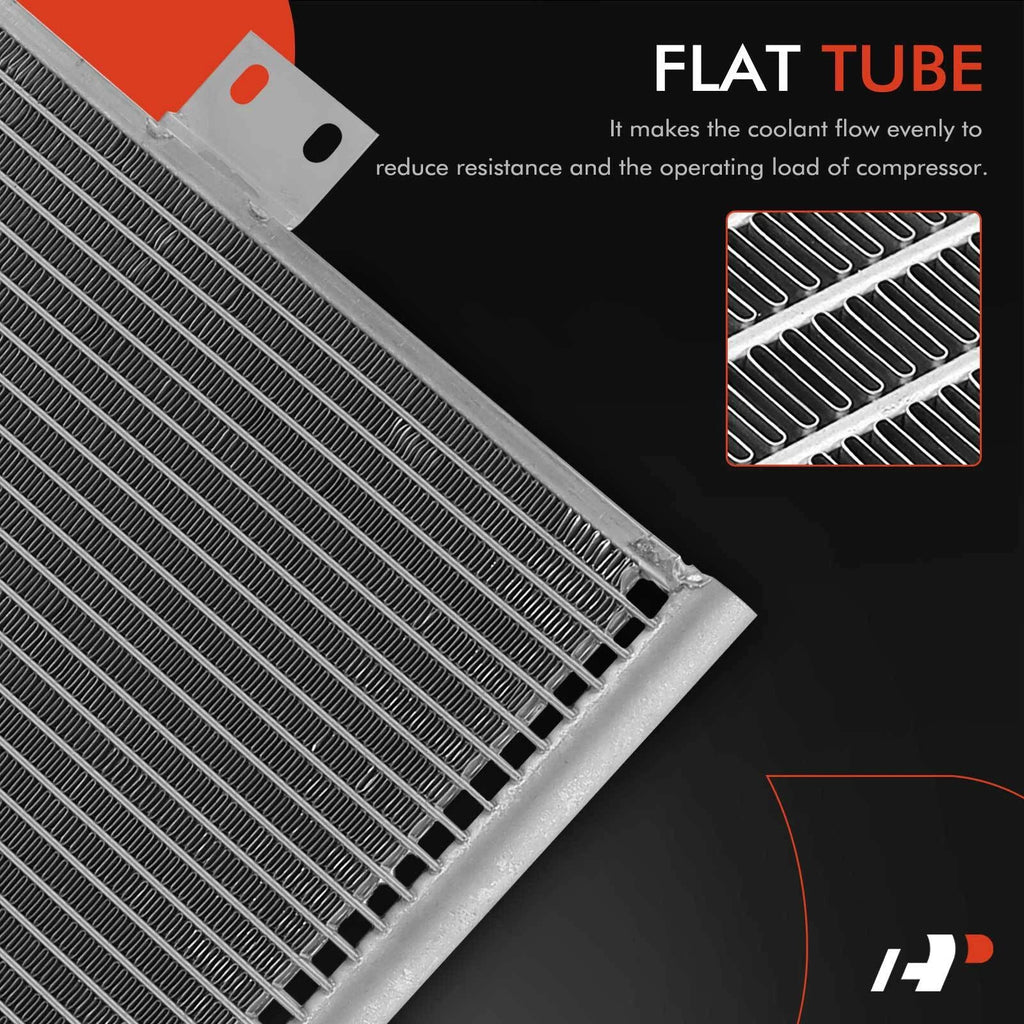 A/C Condenser with Bracket for Jeep Wrangler (2000-2006)