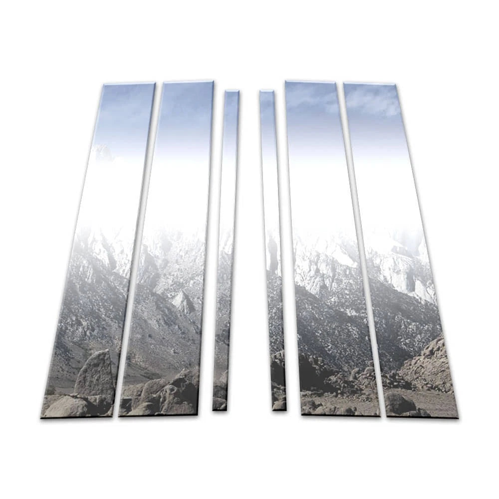 6Pc Chrome Pillar Post Covers Replacement for Honda Pilot (2009–2015)