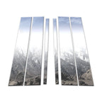 6Pc Chrome Pillar Post Covers Replacement for Honda Pilot (2009–2015)