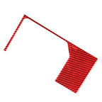 Carbon Fiber Red Gear Shift Panel Trim for Toyota Tundra (2014–2021)