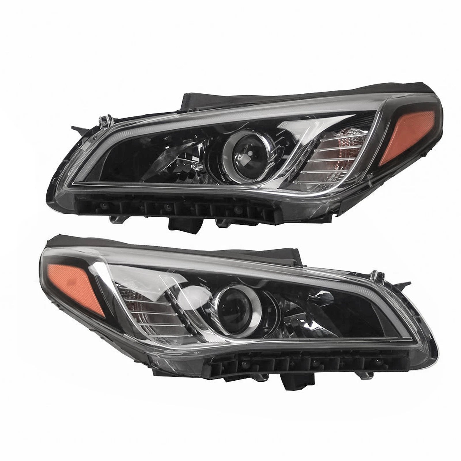 2X Headlights for Hyundai Sonata (2015–2017) w/ Bulbs