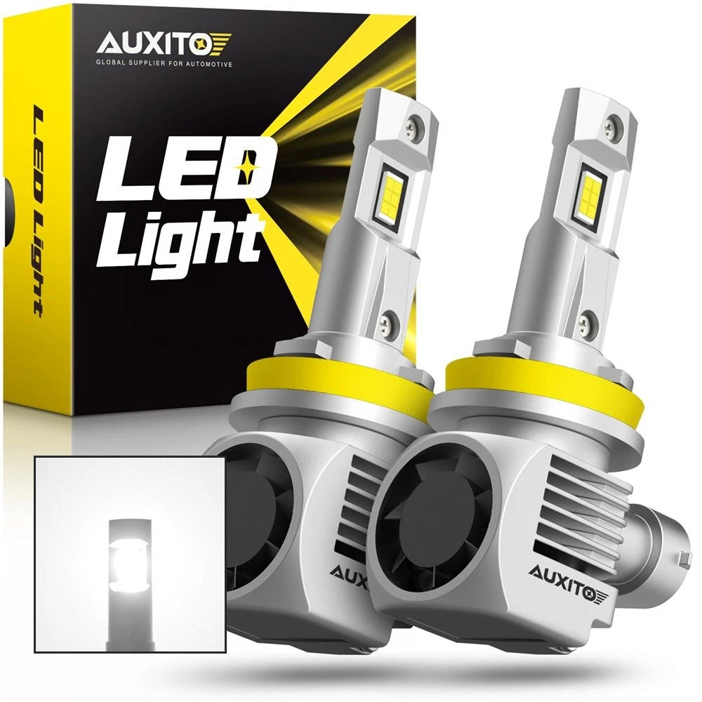 AUXITO 9005 H11 LED Headlight Bulbs Kit for Hi/Lo Beam (6000K)