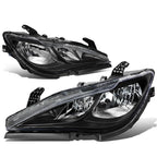 Headlight Lamps for Chrysler Pacifica Voyager (2017–2023) Black Housing Clear