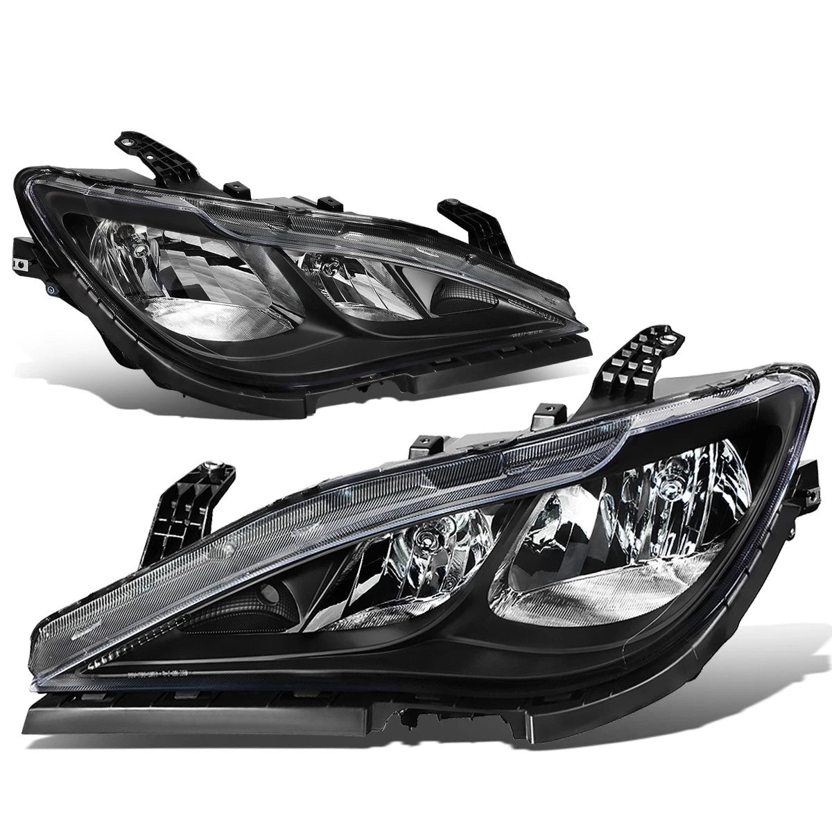 Headlight Lamps for Chrysler Pacifica Voyager (2017–2023) Black Housing Clear