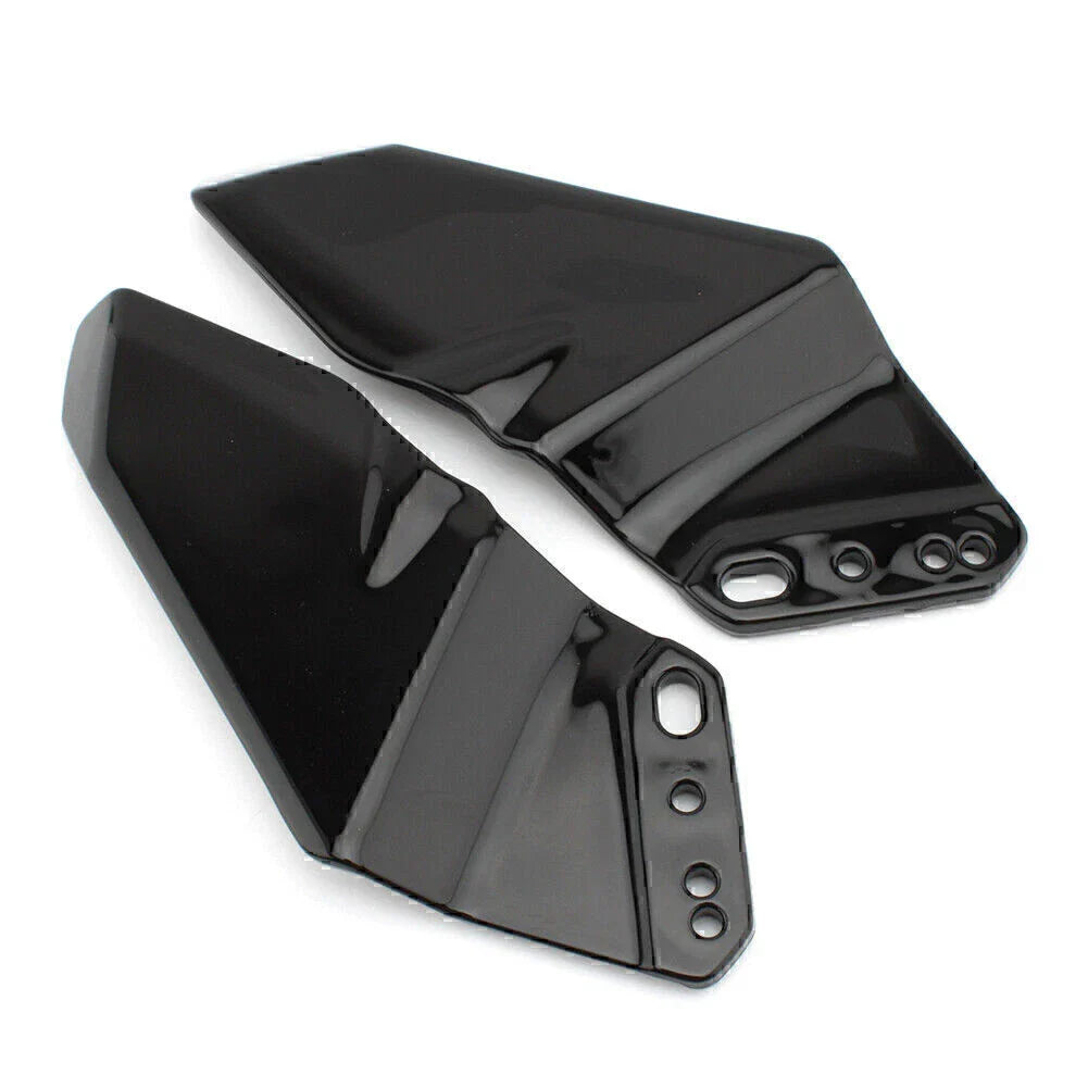Black Winglet Aerodynamic ABS Spoiler Kit for Kawasaki Honda BMW