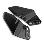 Black Winglet Aerodynamic ABS Spoiler Kit for Kawasaki Honda BMW