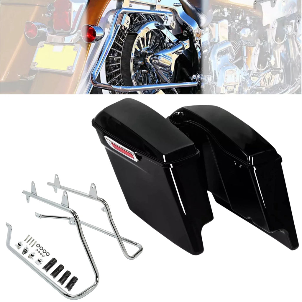 5" Saddlebag Conversion Brackets for Harley Softail (1984–2017)
