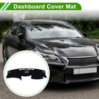 Dashboard Cover for Lexus GS (2006–2011) Black Blue 1Pc