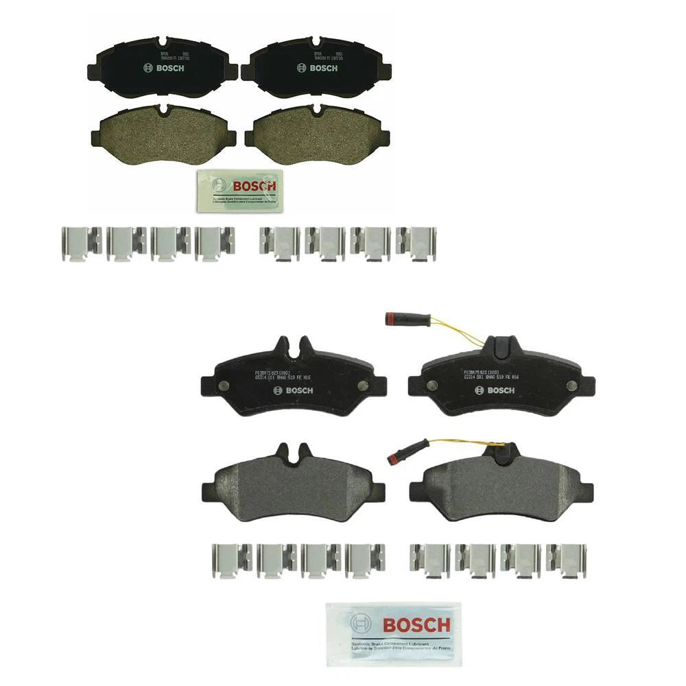 Set of 4 Bosch QuietCast Semi-Metallic Disc Brake Pads for Dodge VW