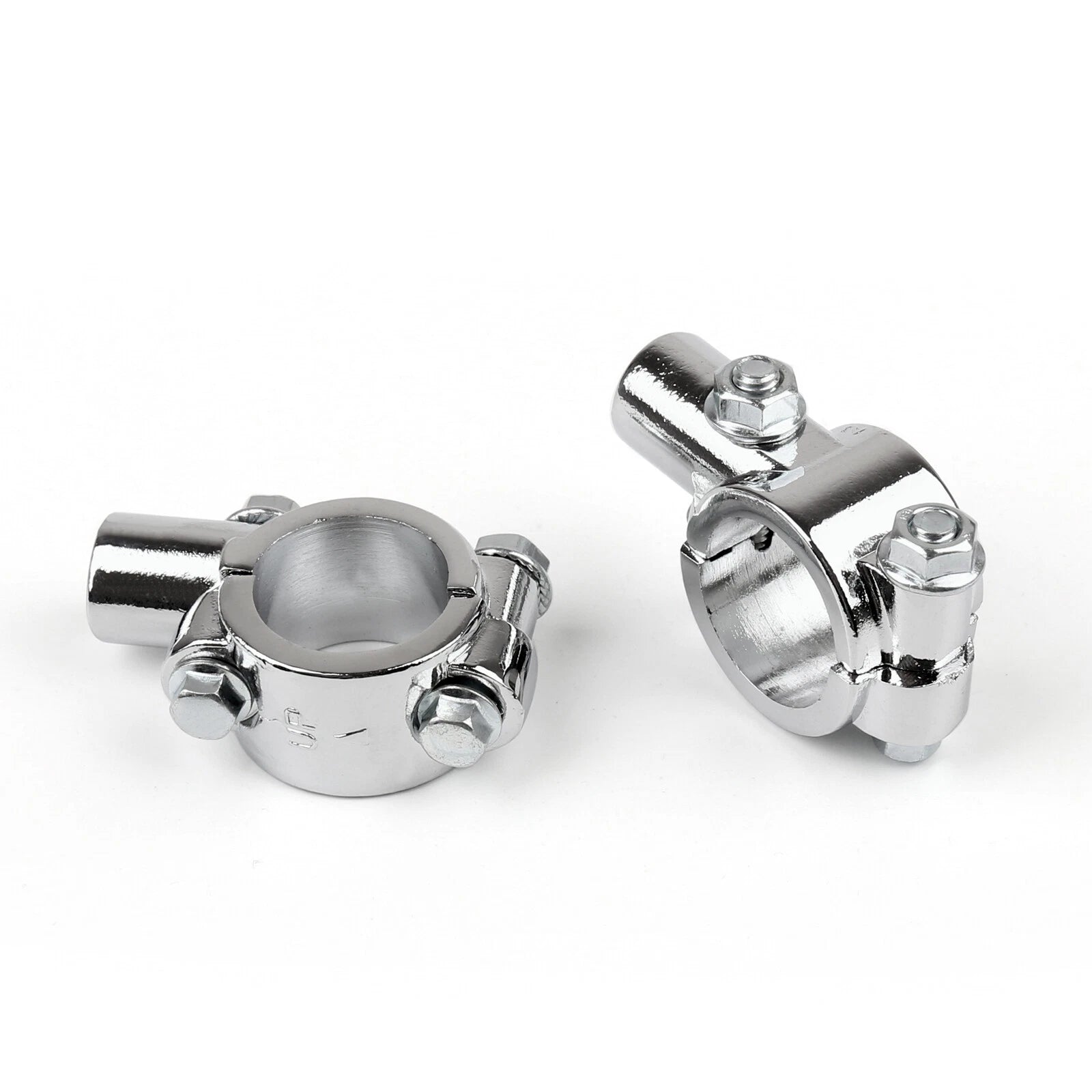 1" 25mm Handlebar 10mm Thread Mirror Mount Holder Clamp for Motorcycle