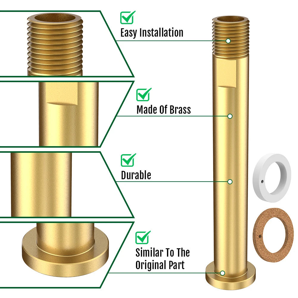 Impeller Shaft S1100 w/ Bearing & Gasket for Kees A5 B3 (Year Not Specified)