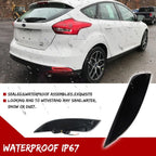 Smoke LED Rear Bumper Reflector for Ford Focus Hatchback (2015–2018)