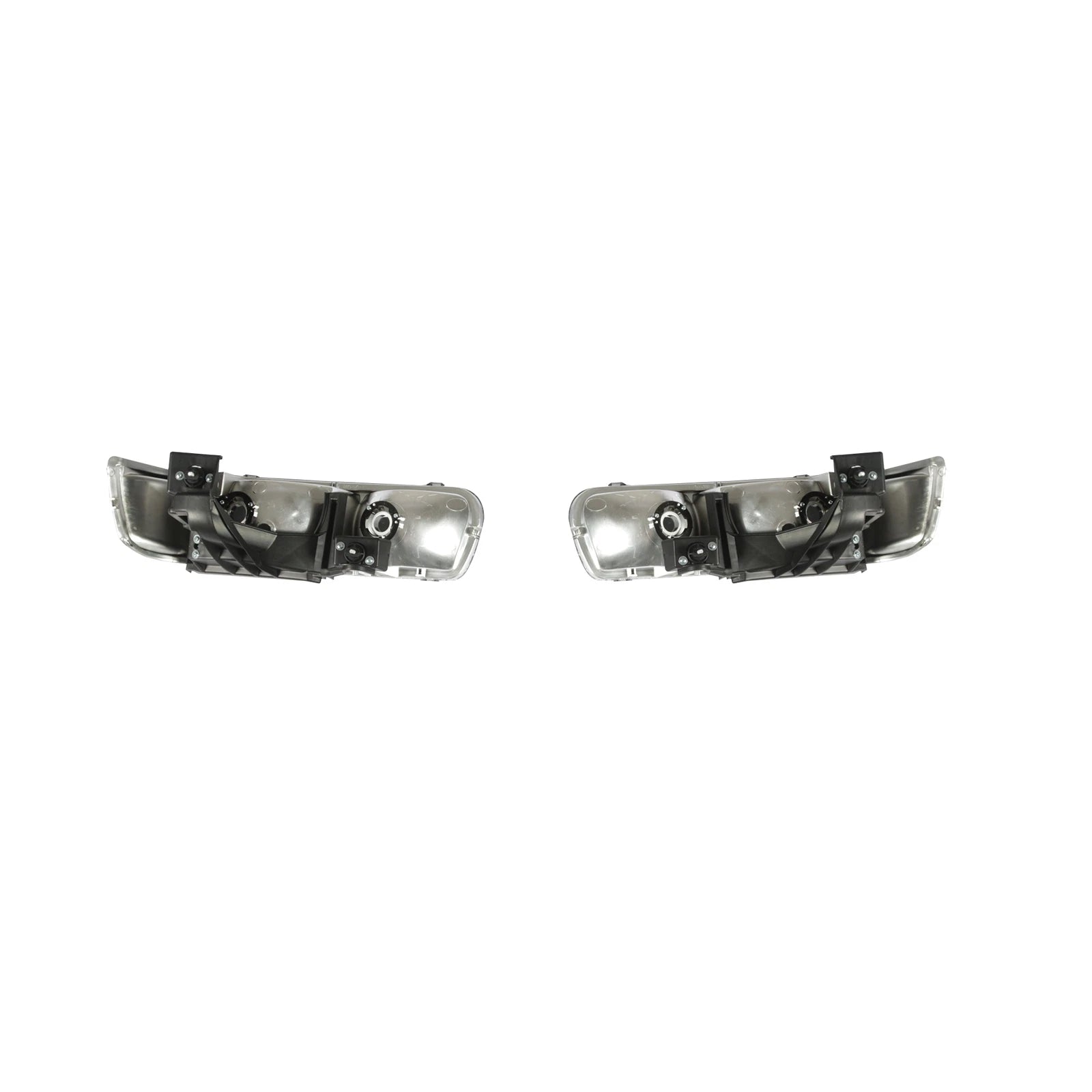 Pair Headlights for Chevy Silverado Tahoe Suburban (1999–2006) Black