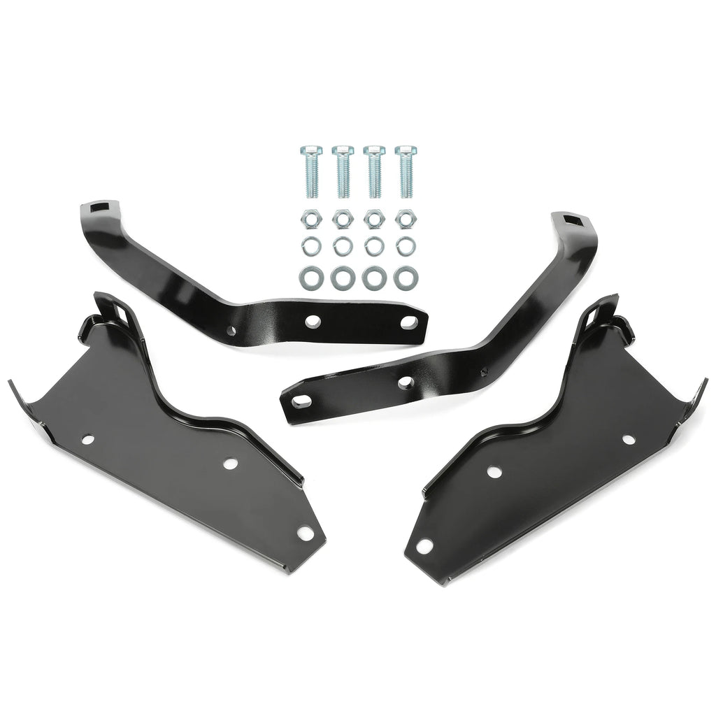 Rear Bumper Brackets for Ford F-250 F-350 (1964–1979) Steel Black