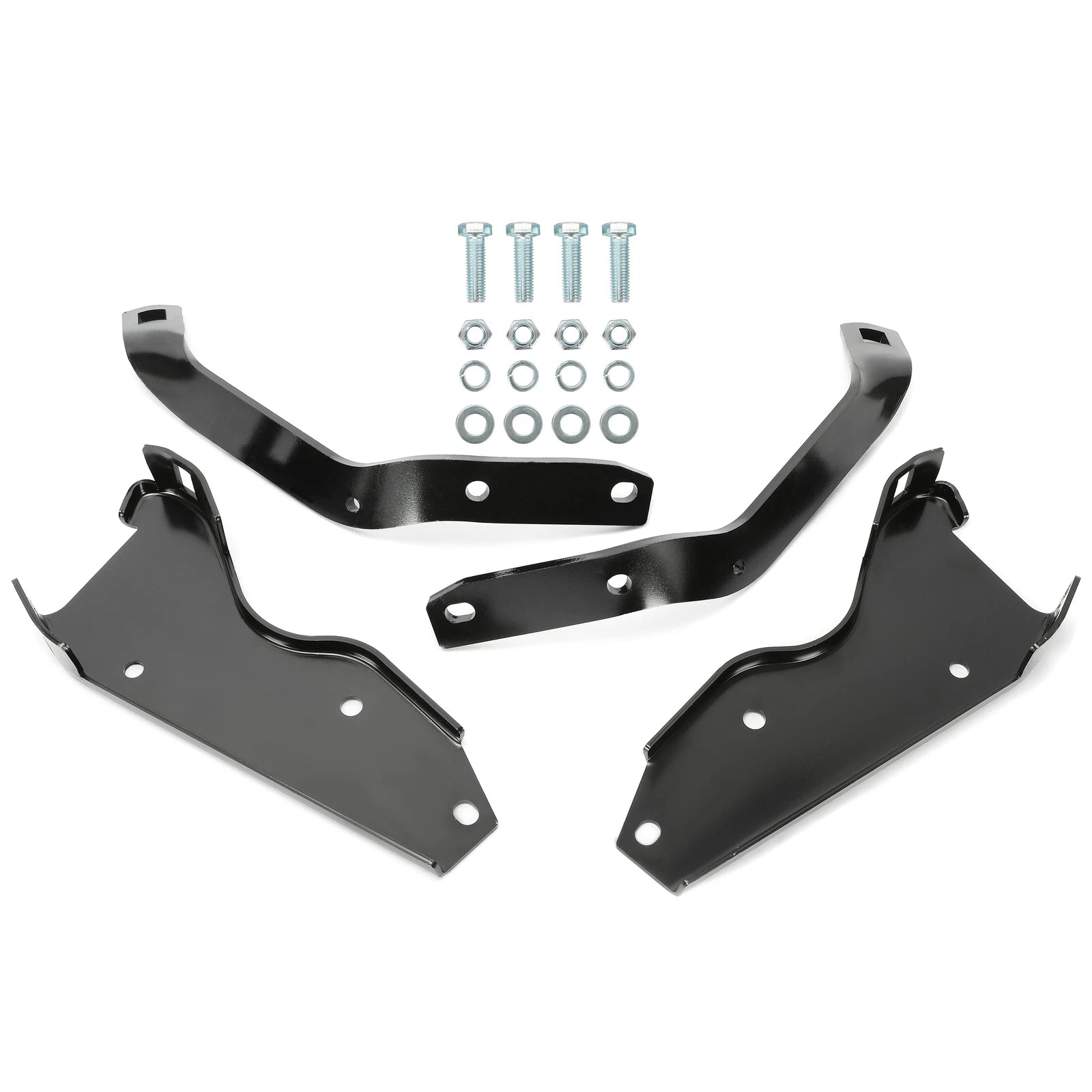 Rear Bumper Brackets for Ford F-250 F-350 (1964–1979) Steel Black
