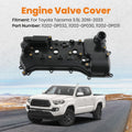 Left Engine Valve Cover w/ Gasket for Toyota Highlander (2017–2022) 11202-0P012