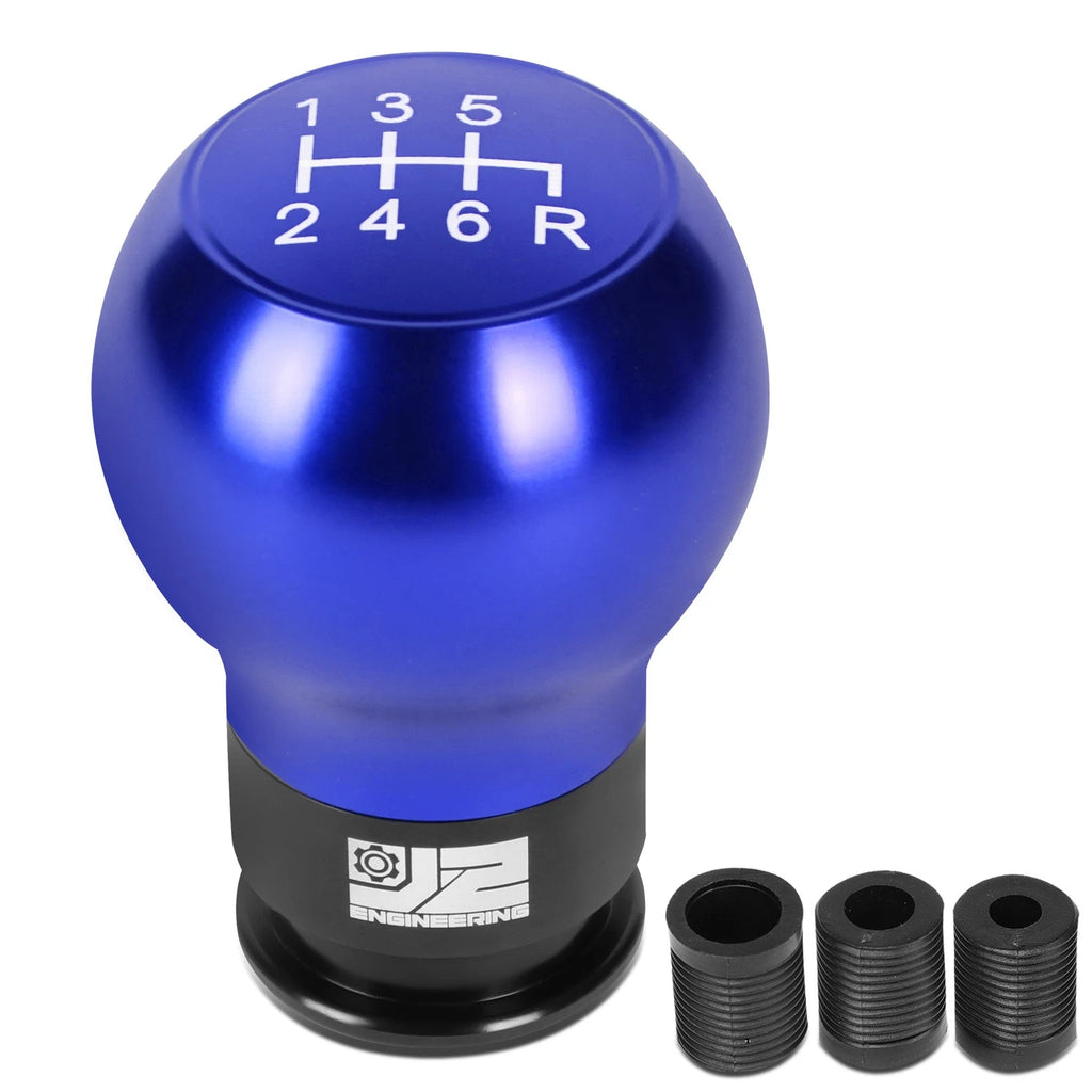 Shift Knob for Universal Vehicles (J2) - Blue Teardrop Style with Adapters