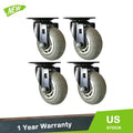 Set of 4 Heavy Duty 4-Inch Fixed Wheel Casters