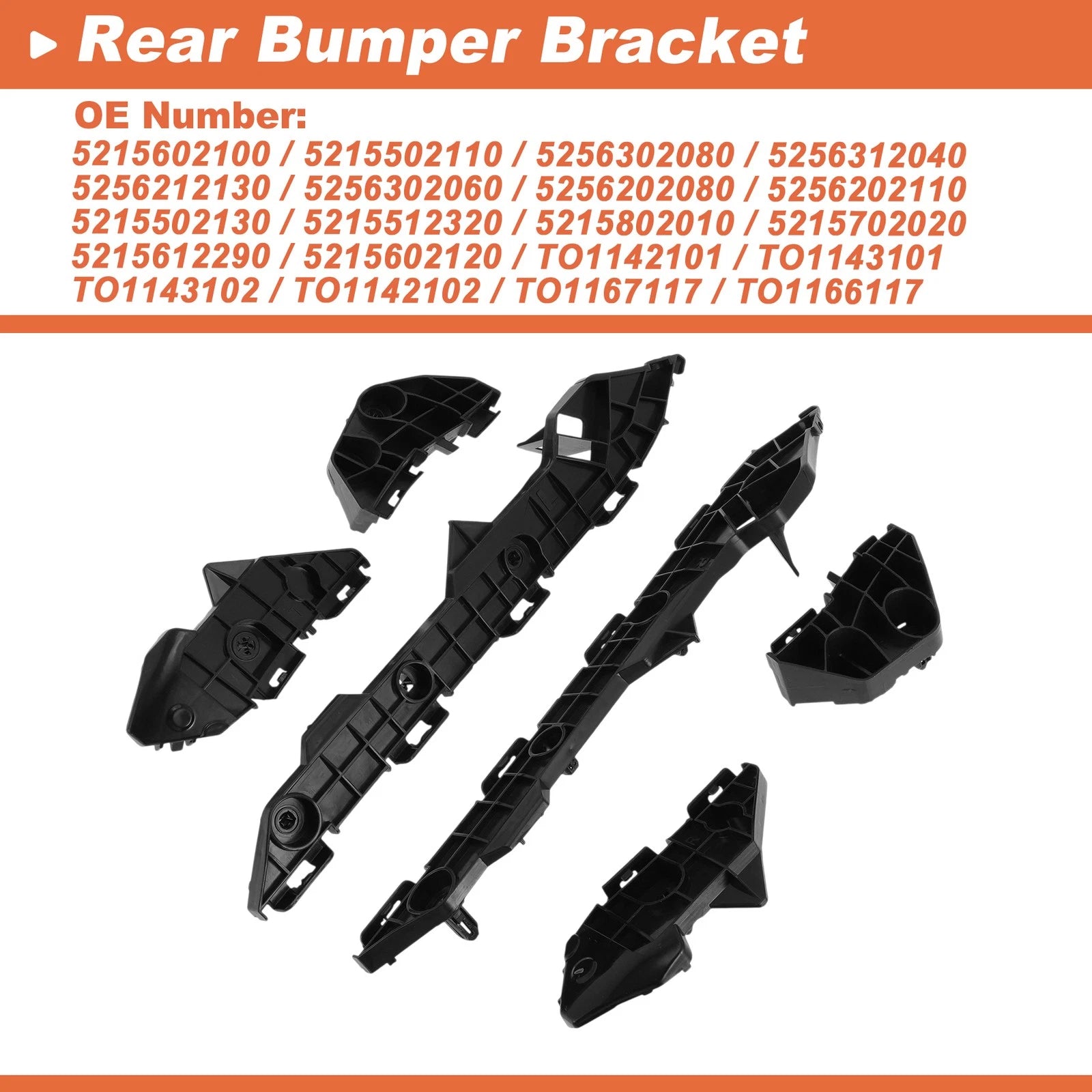 Bumper Bracket for Toyota Corolla (No. 5215602100/5215502110/5256302060/5256202080)