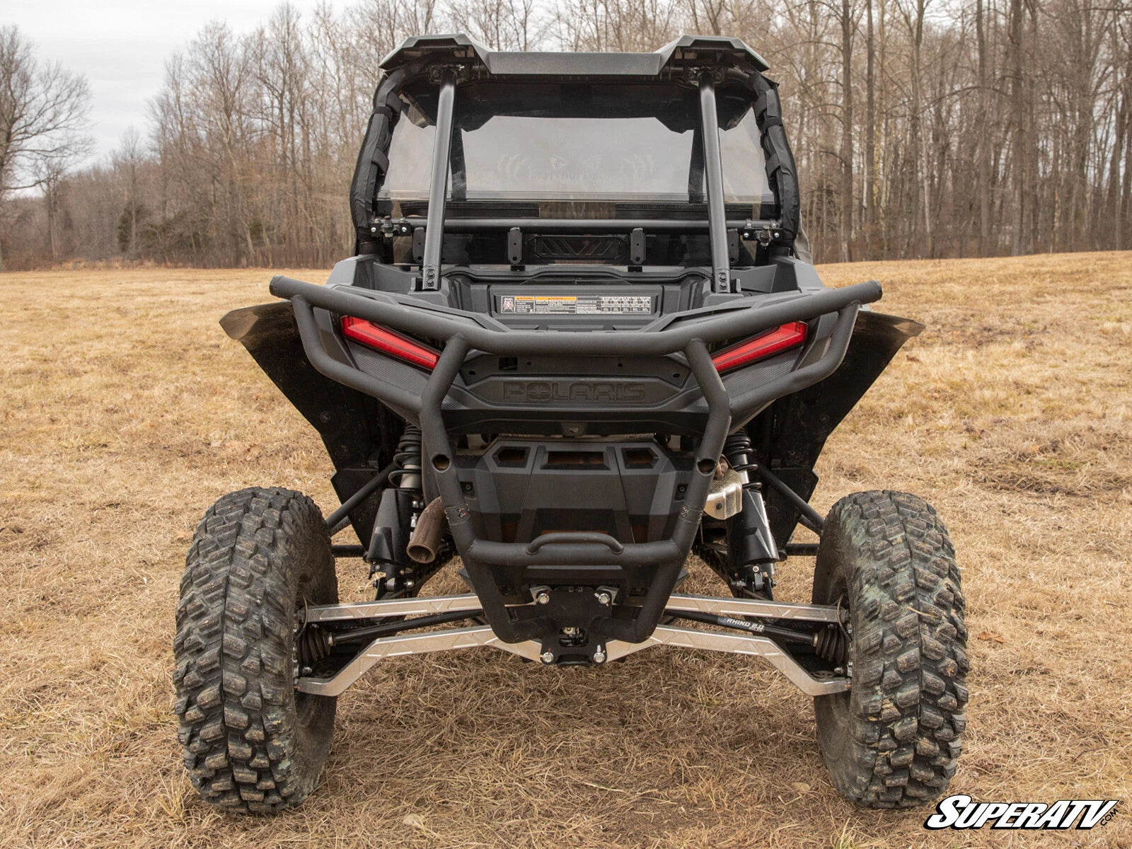 Vented Rear Windshield for Polaris RZR XP 1000 (2014–2023) - Lightly Tinted