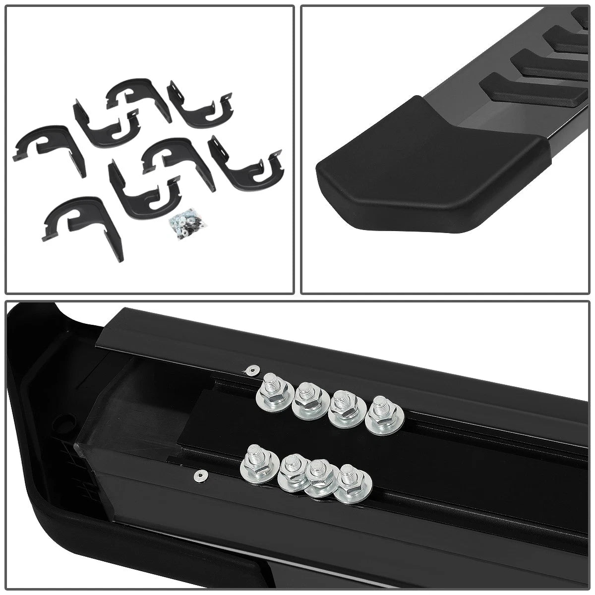 Stainless Steel 6" Side Nerf Step Bars for Ford F150 Crew Cab (2004–2014)