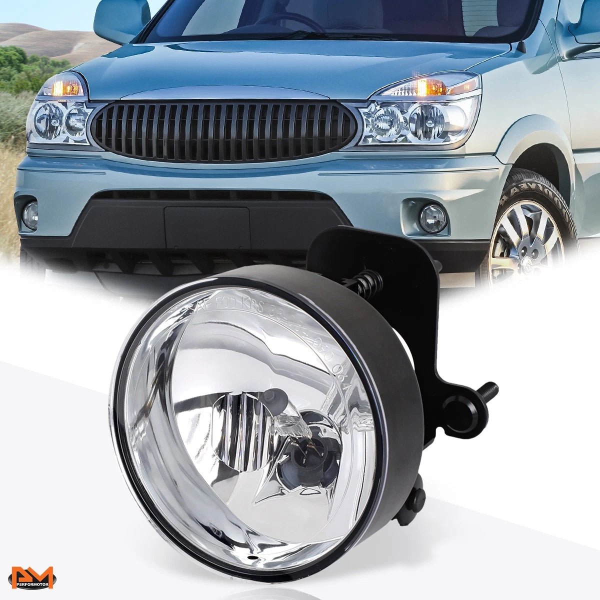 Set of 2 OE Style Bumper Fog Lights for Buick Rendezvous/GMC Canyon (2002–2011)