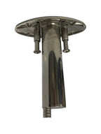 6" Cleat with Rod Holder for Various Boats (0 Degree, Stainless Steel)