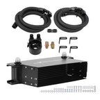 10 Row AN10 Oil Cooler for Universal Applications (Aluminum, Black)