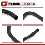 Heater Hose for Honda CR-V 2.4L (2002-2006) - Rubber Black 1 x Hose