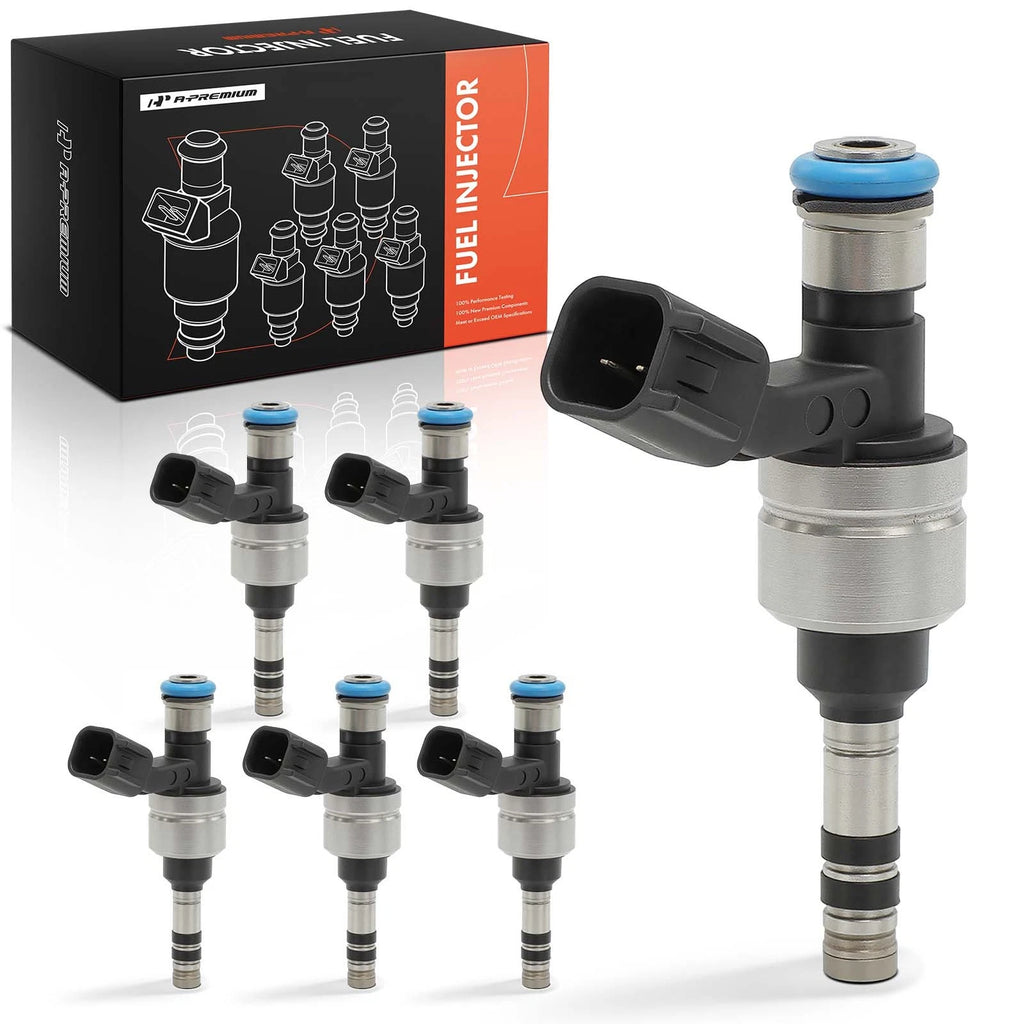 6X Fuel Injectors for Chevy Equinox, Traverse, Impala, GMC Terrain, Buick (2005–2023)