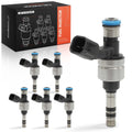 6X Fuel Injectors for Chevy Equinox, Traverse, Impala, GMC Terrain, Buick (2005–2023)