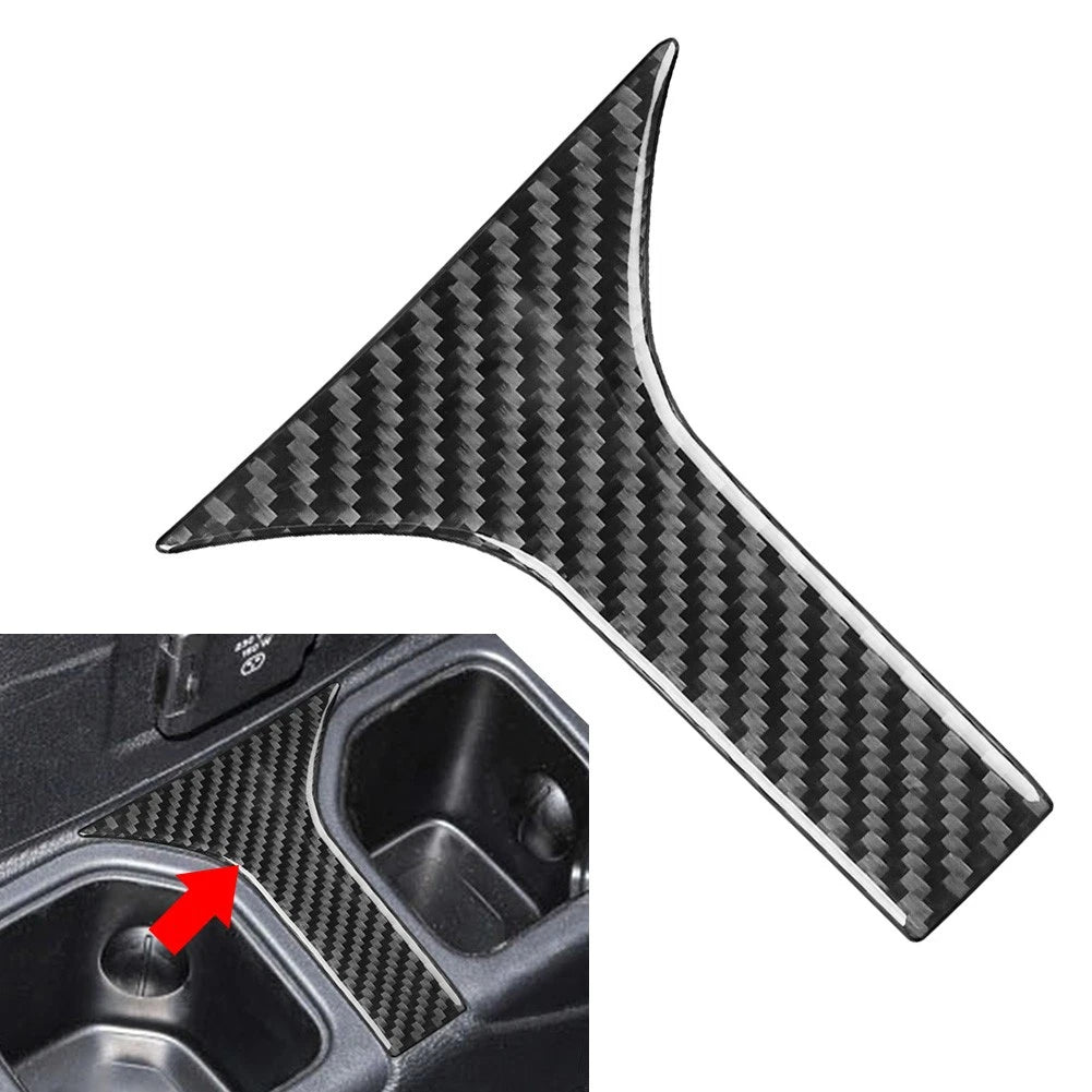 Rear Water Cup Holder Panel Cover Trim for Jeep Wrangler JL JT (2018–2023)