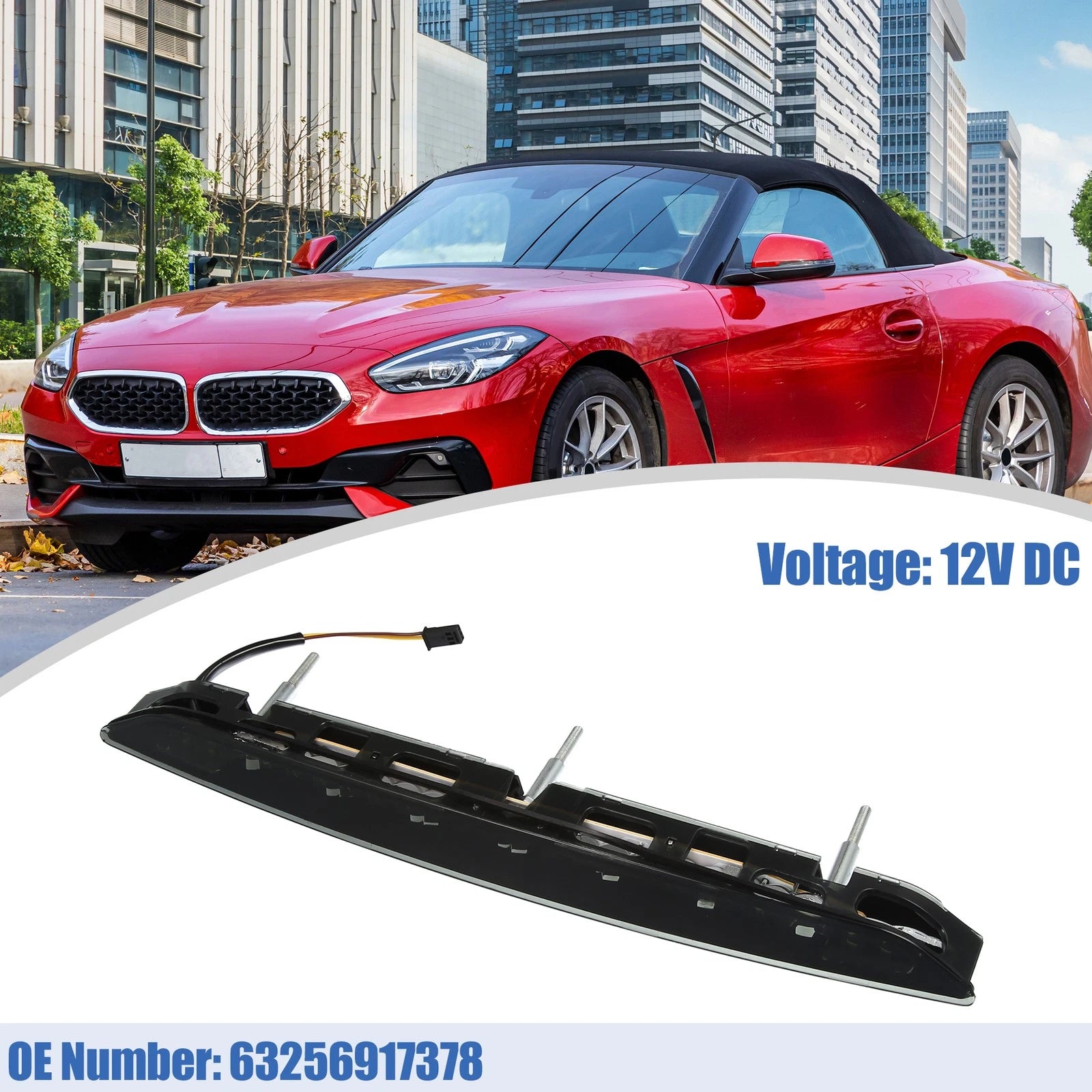 High Level Third Rear Brake Stop Light 63256917378 for BMW Z4 (2003–2008)