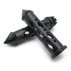 CNC Black Spike Hand Grip for Suzuki GSXR 600 750 1000 Hayabusa (2001–2023)