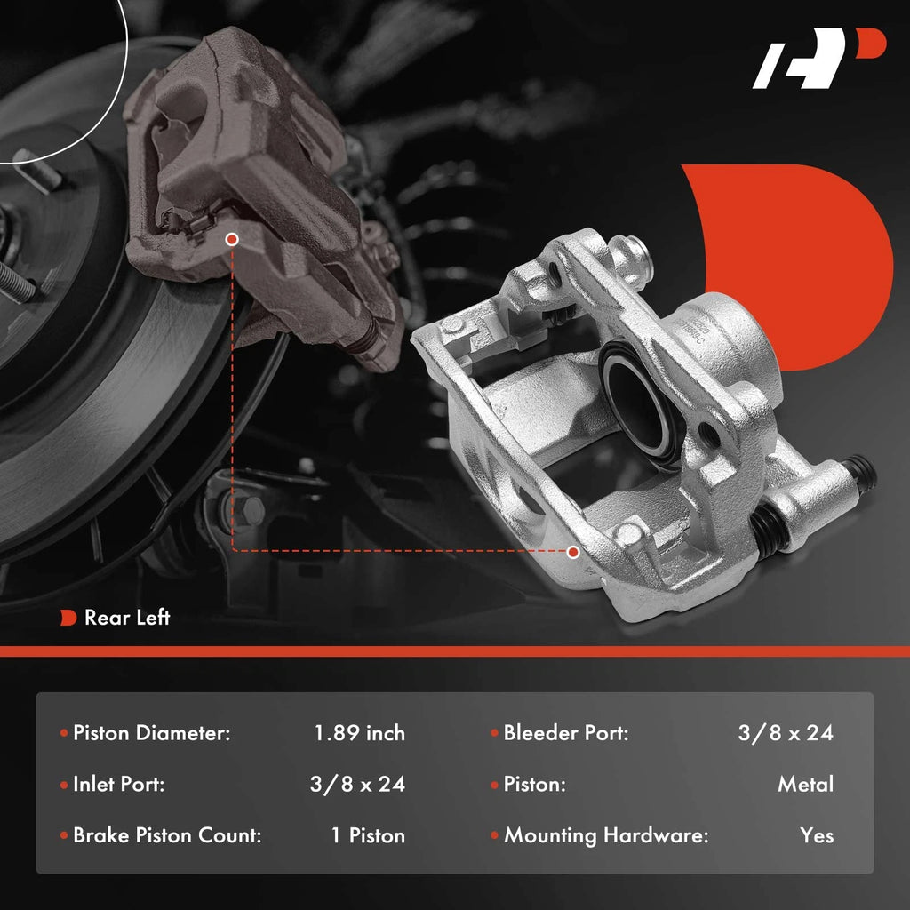 Rear Left Brake Caliper with Bracket for Mercedes-Benz Sprinter (2007-2018)