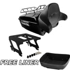 Trunk Backrest Solo Mount Rack for Harley Low Rider ST FXLRST (2022–2025)