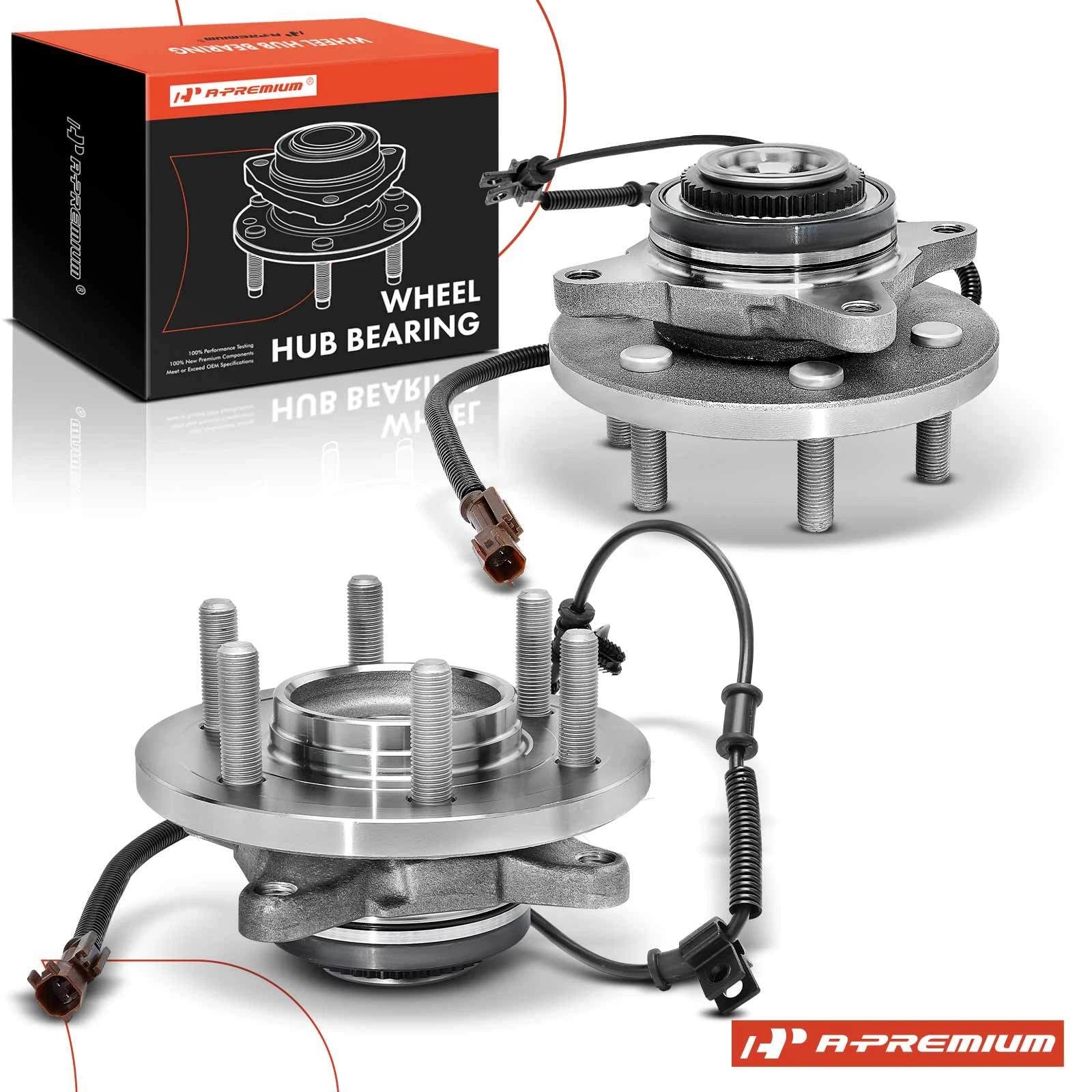 2X Wheel Hub & Bearing Assembly for Ford F-150 (2015–2017)