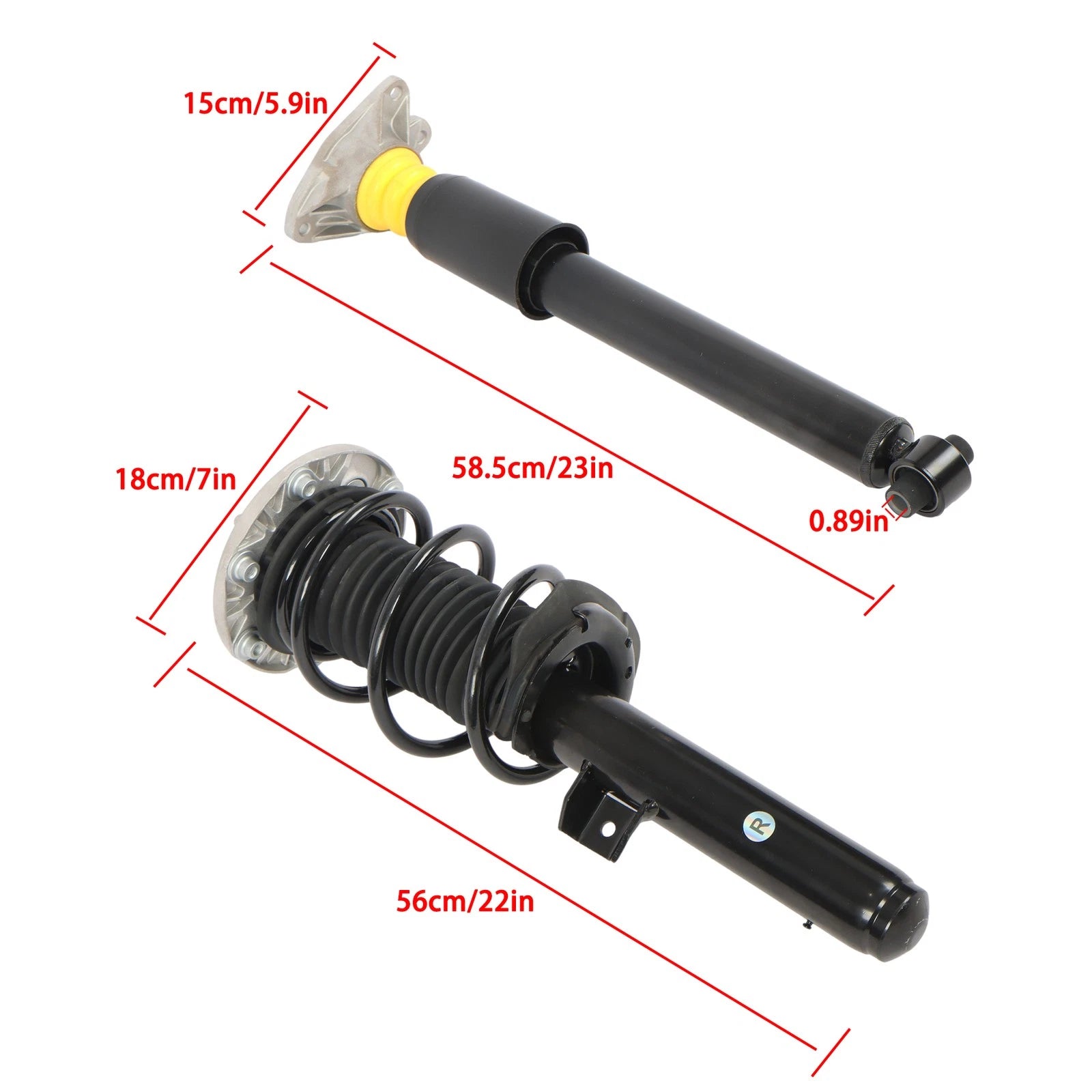 Set of 4 Shock Struts for BMW 3-Series (2012-2019)