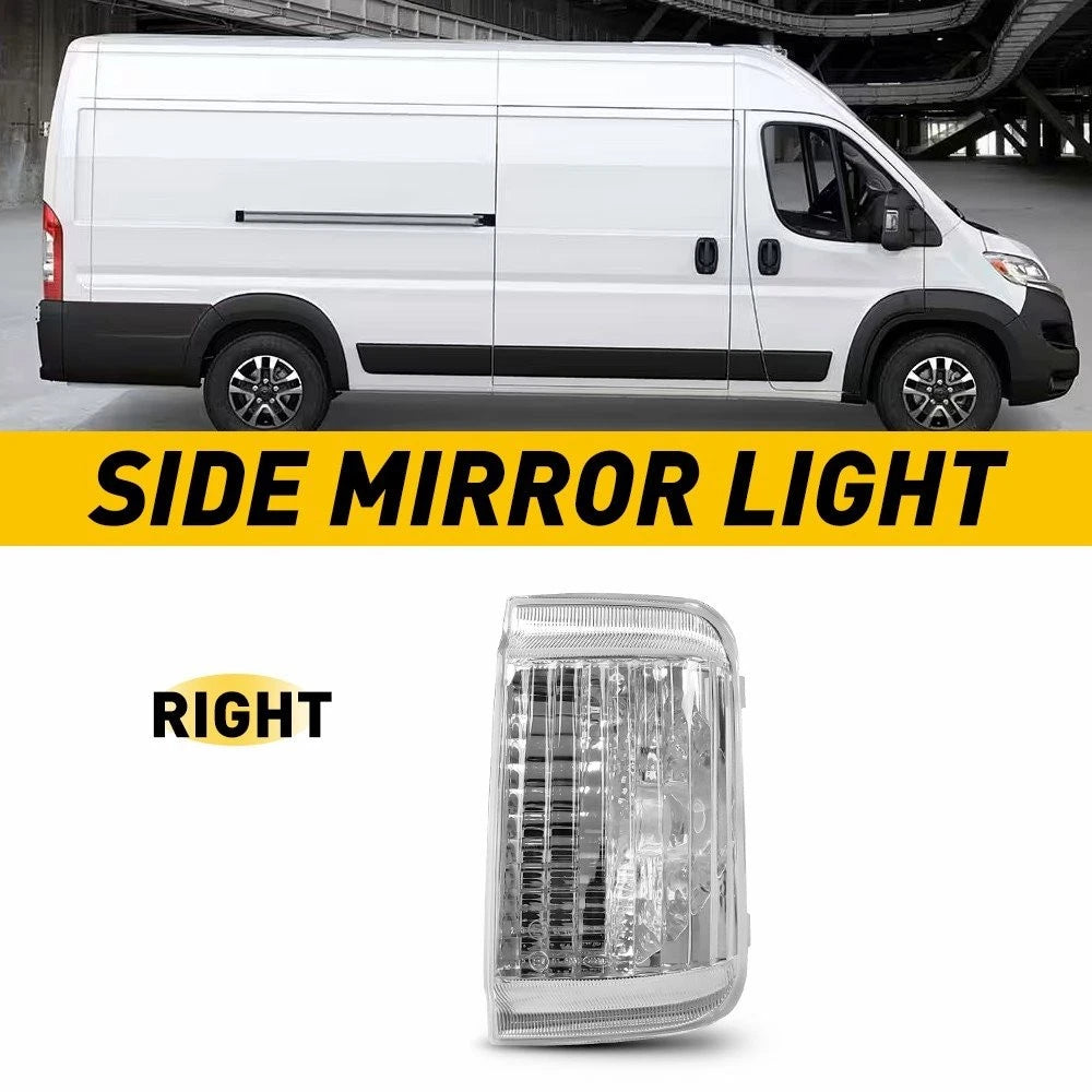 Passenger Side Mirror Turn Signal Lamp for RAM ProMaster 1500 2500 (2014–2021)