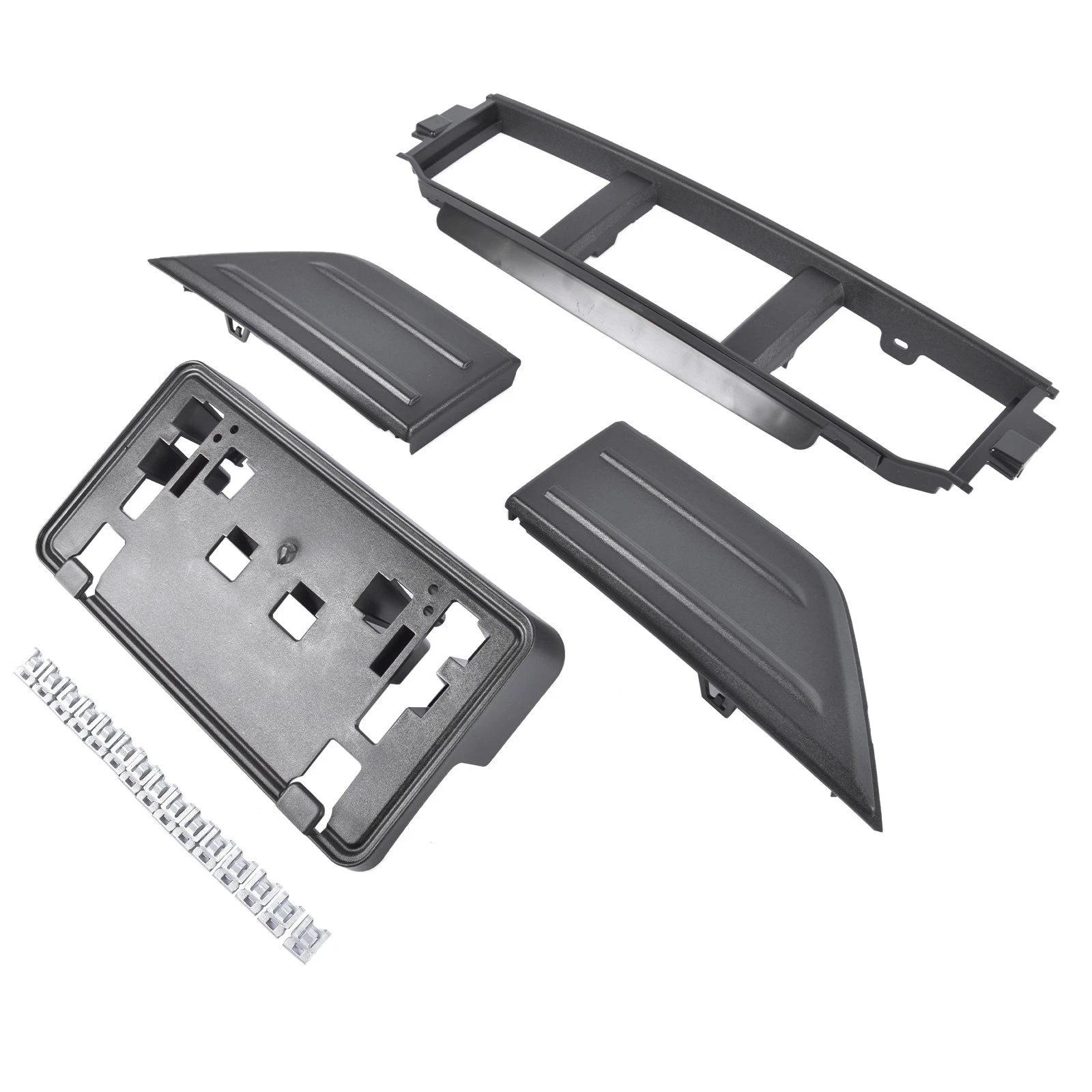 Front Lower Bumper Corner Grille & Cover for Ford F-150 (2021–2023) Black