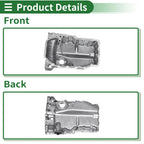 1 Pc Engine Oil Pan for Volkswagen Polo (2014–2018) No.04E103603G Aluminum