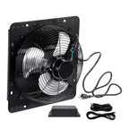 High-Speed 12'' Shutter Wall-Mount Attic Exhaust Fan 1600RPM 900CFM