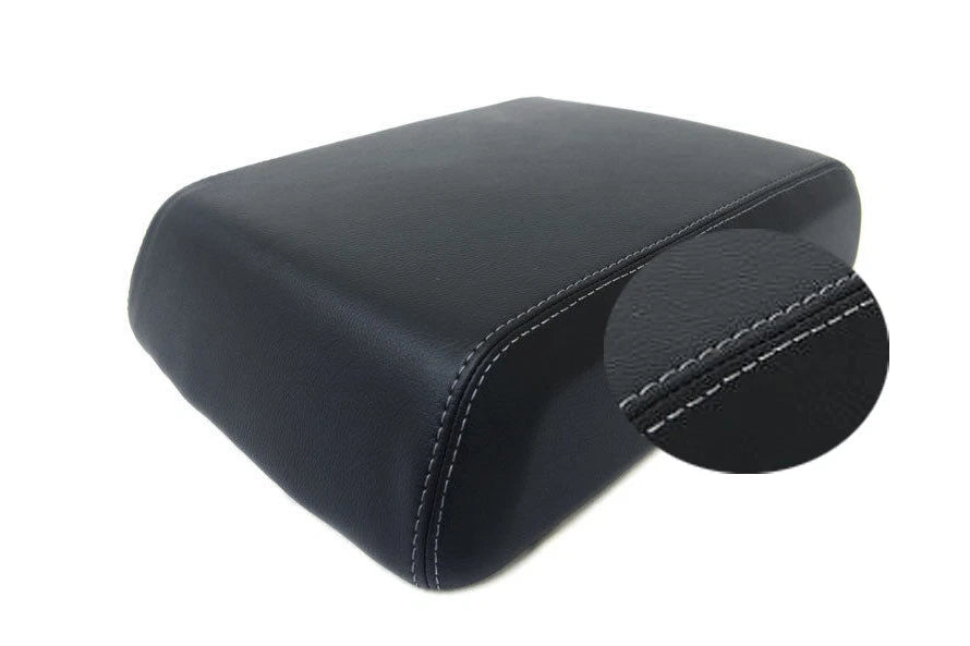 Center Console Armrest Cover for Ford F250 (1999–2010) - Gray Stitch