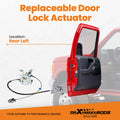 Rear Left Driver Side Door Lock & Cable for Ford F-550 Super Duty (1999–2007)
